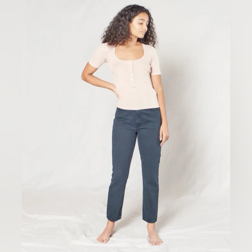NWT Outerknown 100% Organic Cotton SEA Jeans Dune HighRise Slim Denim Women's 25 - Picture 7 of 14